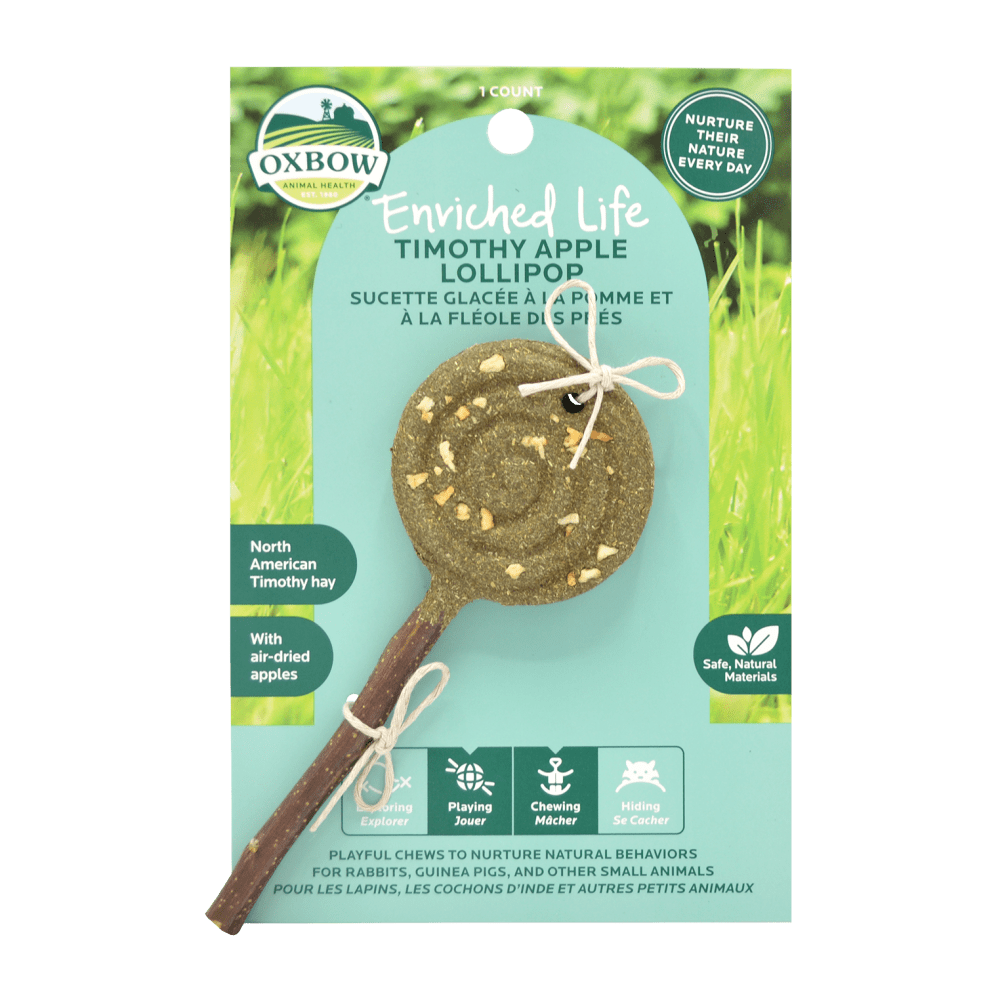 Oxbow Enriched Life – Timothy Lollipop (Apple)