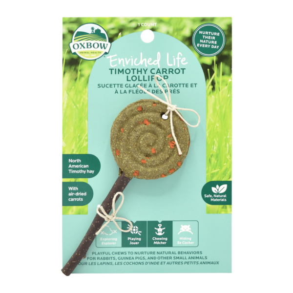 Oxbow Enriched Life – Timothy Lollipop (Carrot)