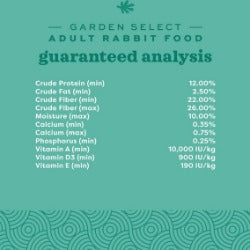 Oxbow Garden Select Adult Rabbit Food