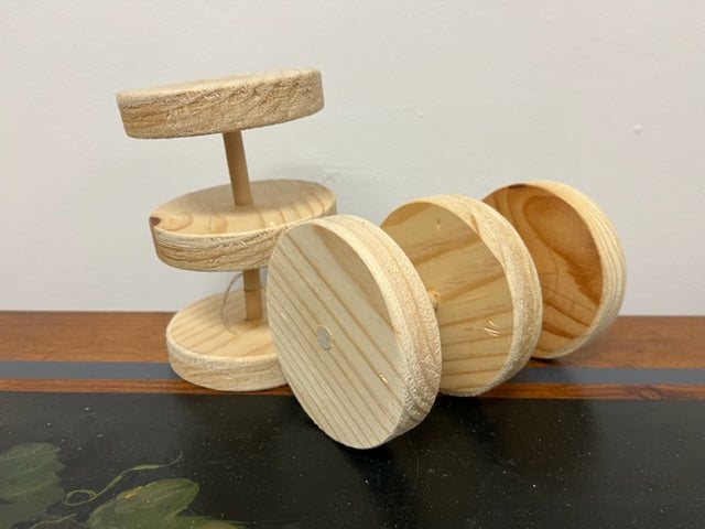 Wooden Three Tier Circle Chew - Large