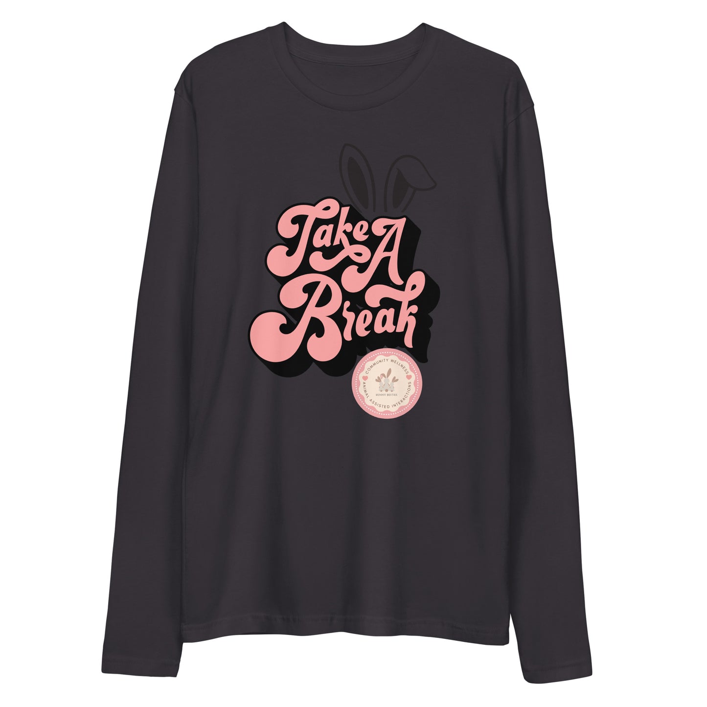Take a Break - Long Sleeve Fitted Crew