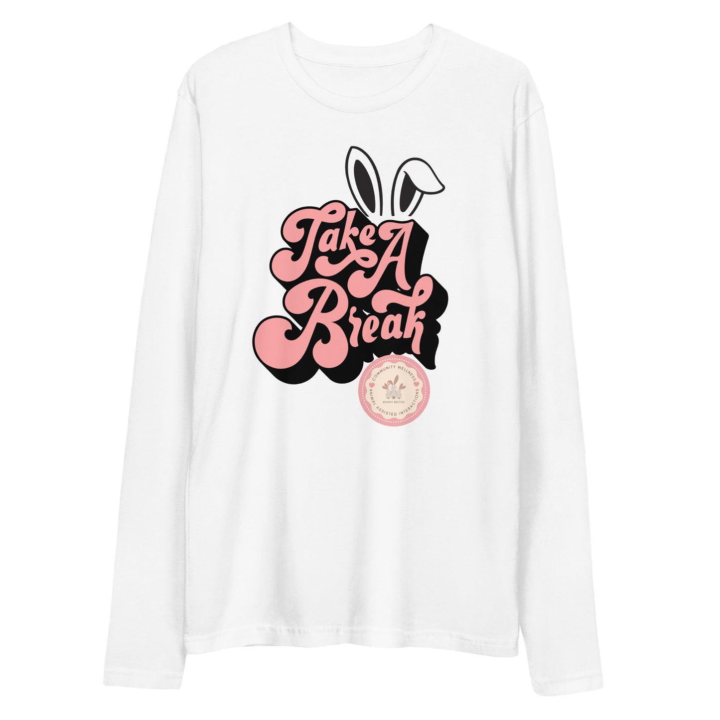 Take a Break - Long Sleeve Fitted Crew