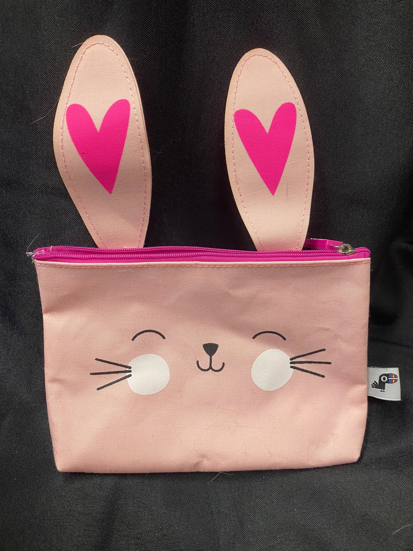 Pink Pencil Pouch (Bunny)