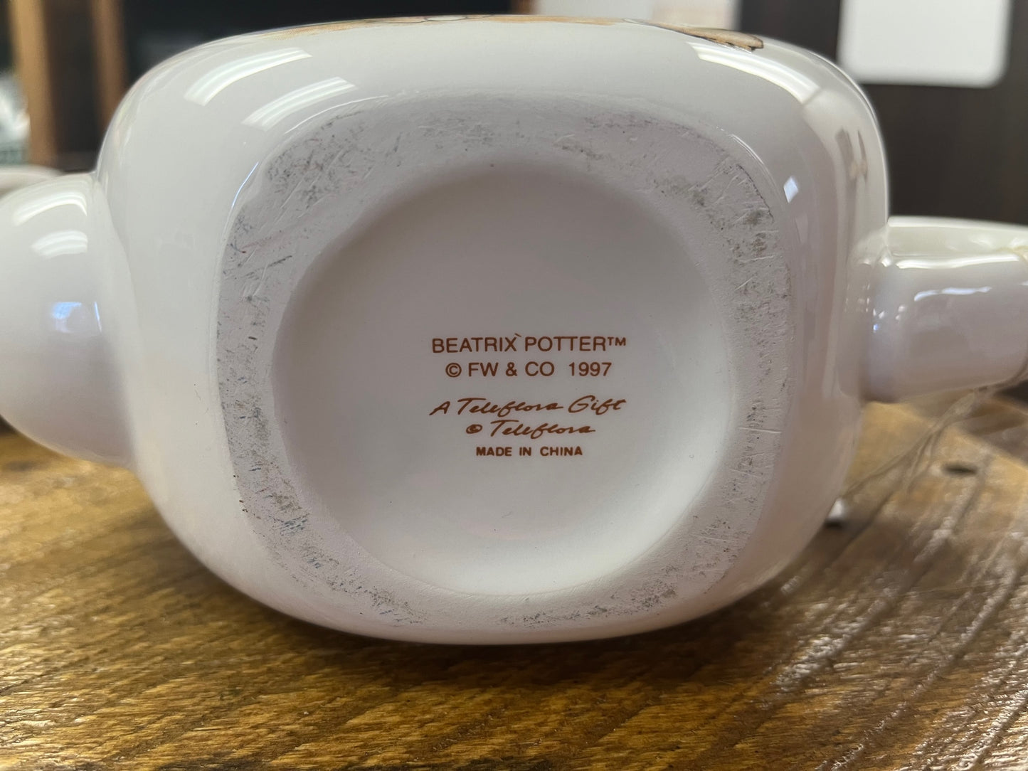 Vintage 1997 Beatrix Potter Teapot
