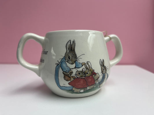 Beatrix Potter Designs Peter Rabbit Two Handled Cup