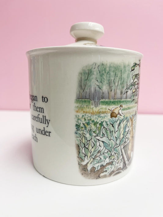 Beatrix Potter Designs Peter Rabbit Sugar Jar with Lid