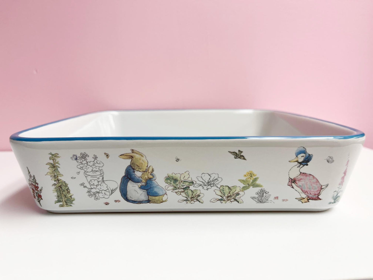 Peter Rabbit Ceramic Square 9"x9" Baking Dish