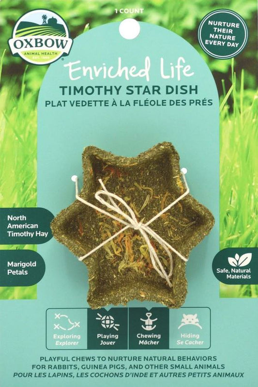 Oxbow Enriched Life Timothy Star Dish